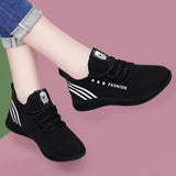 Lkblock Women Casual Sports Shoes Woman Breathable Mesh Platform Sneakers Women Fashion Mesh Shoes Tenis Feminino Womens Sneaker Basket