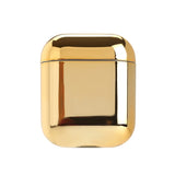 Lkblock For AirPods Pro 3 Case Luxury Gold Plating Hard Cover Bluetooth Wireless Earphone Case Headphone For Air pods 2 Pro Charging Box