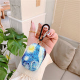 Lkblock Van Gogh oil painting protective case for Airpods Pro cover bluetooth wireless earphone charging bag for airpod 2 air pod cases