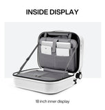 Lkblock Patent Design Travel Luggage Women Men Suitcase On Wheels Spinner Trolley Case Bag 18" Carry On 20" 24" Check In 100% PC