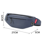 Lkblock Men Waist Bag Pack Purse Casual Large Phone Belt Bag Pouch Women's Canvas Travel Phone Bag Fanny Banana Bag Hip 4 Pockets