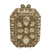 Lkblock Bolsos Gold Stone Fashion Diamond Luxury Evening Bag Designer Famous Banquet Clutch Wedding Crystal Encrusted Bag