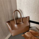 Lkblock Fashion Luxury Handbags Woman Large Capacity Tote Bag Simple High Quality PU Leather Female Designer Shoulder Bag