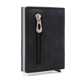 Lkblock Gebwolf PU Leather Men Wallet Rfid Anti-magnetic Credit Cards Holder With Organizer Coin Pocket & Money Clips Purse