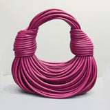 Lkblock Women’s Handbags Trends Luxury Designer Handbags Brand Bags Handwoven Noodle Bags Rope Knotted Pulled Bread