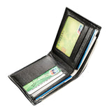 Lkblock New Hot Men's Wallet Small Money Purses Mini Wallets Short Vertical Ultra-thin Wallet Bank Card Package Small Purse Wallet