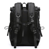 Lkblock Men's Backpack 15.6inch Laptop Multifunction Durable Unique Large Capacity Buckle Outdoor Travel Work Sports Bag