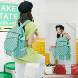 Lkblock New Women Backpacks Waterproof Multi-Pocket Nylon School Backpack For Student Female Girls Book Bag Outdoor Travel Backpack