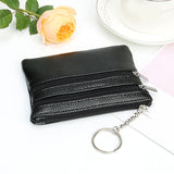 Lkblock Litchi Pattern Coin Purse Female PU Leather New Mini Wallet Luxury Brand Designer Women Small Hand Bag Cash Pouch Card Holder