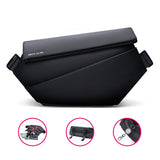 Lkblock Premium Black Waterproof Cross Body Bag Personality Fashion Men Novel Messenger Bag Minimalist Sling Shoulder Bags