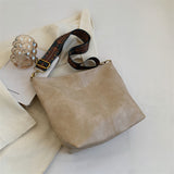 Lkblock Women Vintage Crossbody Bag Geometric Strap Hobo Bag Large Capacity Shoulder Bag for Work & School Handbag