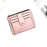 Lkblock Luxury Small Men's Credit ID Card Holder Wallet Male Slim Leather Wallet with Coin Pocket Brand Designer Purse for Men Women