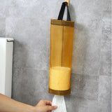 Lkblock Garbage Bag Storage Kitchen Garbage Organizer Plastic Bag Holder Organizing Hanging Garbage Collection Storage Bag