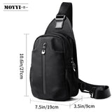 Male Shoulder Chest Bag for Men Casual Crossbody Bag Men Anti Theft School Summer Outdoor Short Trip Messengers Sling Bag