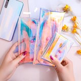 Lkblock Fashion 1PCS Mini Transparent Small Wallet Coin Purses Bag Clutch Handbag Female Key Purse Cosmetics Storage Pouch