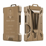 Lkblock EDC Wallets Outdoor Card Holder Practical Tactical Magsafe Men Wallet Aluminium Metal Male Fashion Purse Mini Smart Magic Wallet