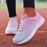 Lkblock Shoes Women's Sneakers Fashion Lace-Up Casual Shoes Women Flats Soft Sole White Sneakers Women Platform Shoes Zapatillas Mujer