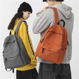 Lkblock Simple Pattern Woman School Backpack Man College Student Travel Rucksack A4 Book Schoolbag For Teenage Girl Boy New Mochila