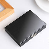 Lkblock Gebwolf  Men RFID Blocking Aluminum Metal Slim Wallet Money Bag Anti-scan Credit Card Holder Thin Case