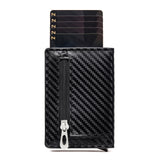 Lkblock Gebwolf PU Leather Men Wallet Rfid Anti-magnetic Credit Cards Holder With Organizer Coin Pocket & Money Clips Purse