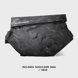 Lkblock Camouflage Waterproof Messenger Bag Personalized Fashion Men's Messenger Bag Lightweight Minimalist Sling Shoulder Bag