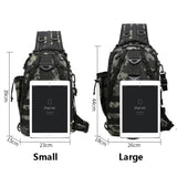 Men Hiking Military Tactical Shoulder Bag Camping Sports Trekking Climbing Crossbody Fishing Outdoor Chest Bag For Male