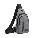 Lkblock Geometric Print Oxford Cloth Casual Crossbody Bags Husband Backpack Sports Travel Outdoor Light Lovers Chest Bags Shoulder Bags