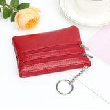 Lkblock Litchi Pattern Coin Purse Female PU Leather New Mini Wallet Luxury Brand Designer Women Small Hand Bag Cash Pouch Card Holder