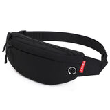 Lkblock Men Waist Bag Pack Purse Casual Large Phone Belt Bag Pouch Women's Canvas Travel Phone Bag Fanny Banana Bag Hip 4 Pockets